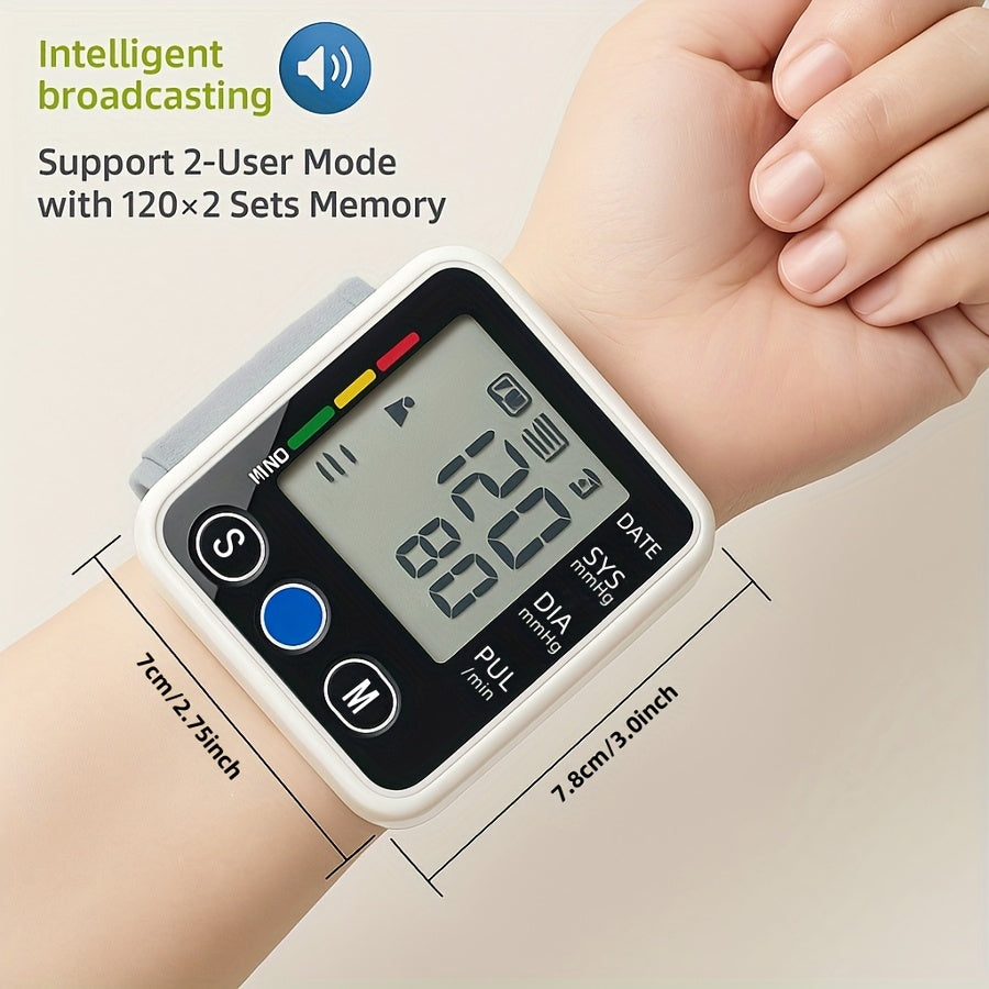 New Sphygmomanometer, Sphygmomanometer Wristband, Sphygmomanometer, Intelligent Voice Broadcast, Bring A Better Life To The Family