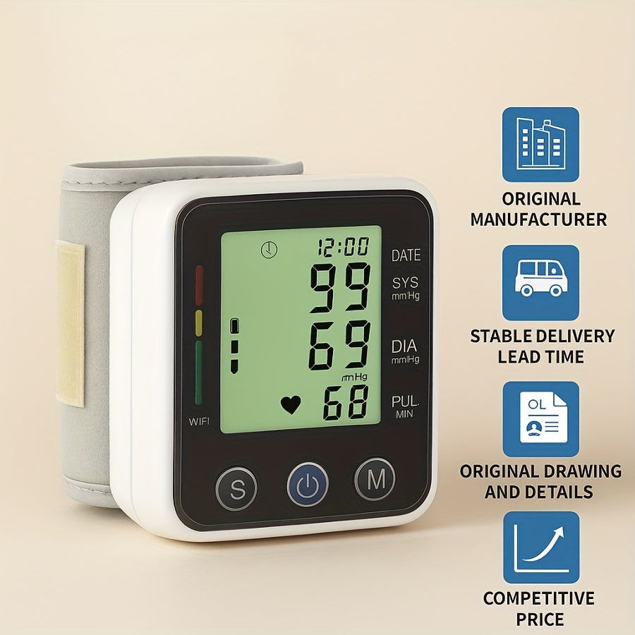 New Sphygmomanometer, Sphygmomanometer Wristband, Sphygmomanometer, Intelligent Voice Broadcast, Bring A Better Life To The Family