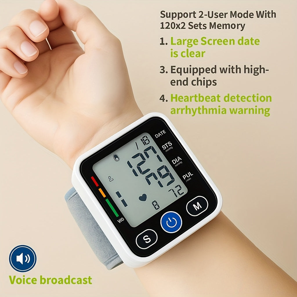 New Sphygmomanometer, Sphygmomanometer Wristband, Sphygmomanometer, Intelligent Voice Broadcast, Bring A Better Life To The Family
