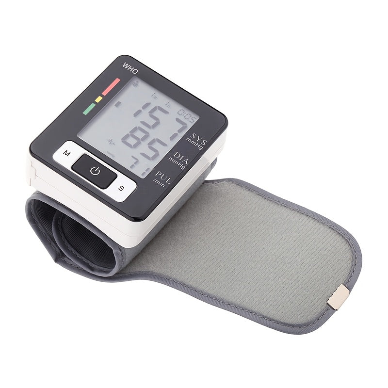 CHANG KUN Wrist Blood Pressure Monitor with Adjustable Cuff, 90 Memory, Battery Operated (AAA Not Included), for Home & Clinical Use, Health Monitoring Device